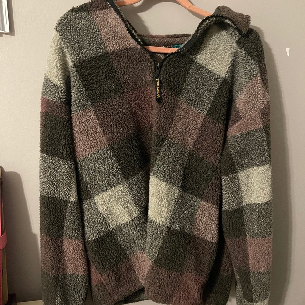 flannel sweater